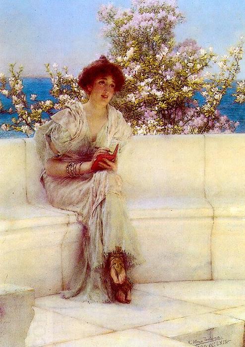 Alma Tadema The Year is at the Spring China oil painting art